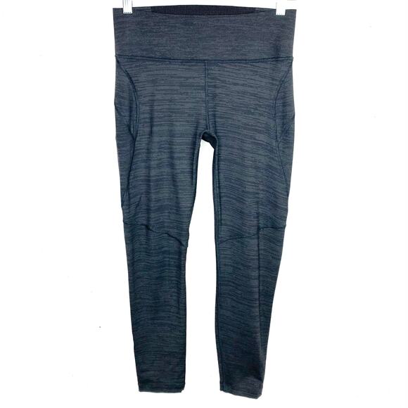 Outdoor Voices TechSweat Flex 7/8 Legging Black Gray Space Dye Print Size Medium - Picture 1 of 7